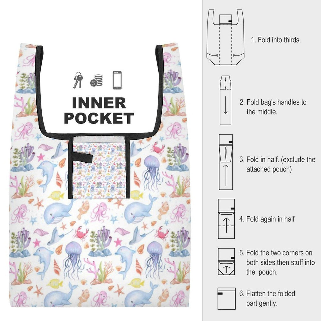 Under The Sea Foldable Shopping Bag