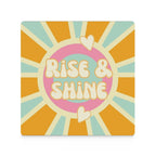 Rise And Shine - Ceramic Coasters (Square) Ceramic Coasters Printed Offshore