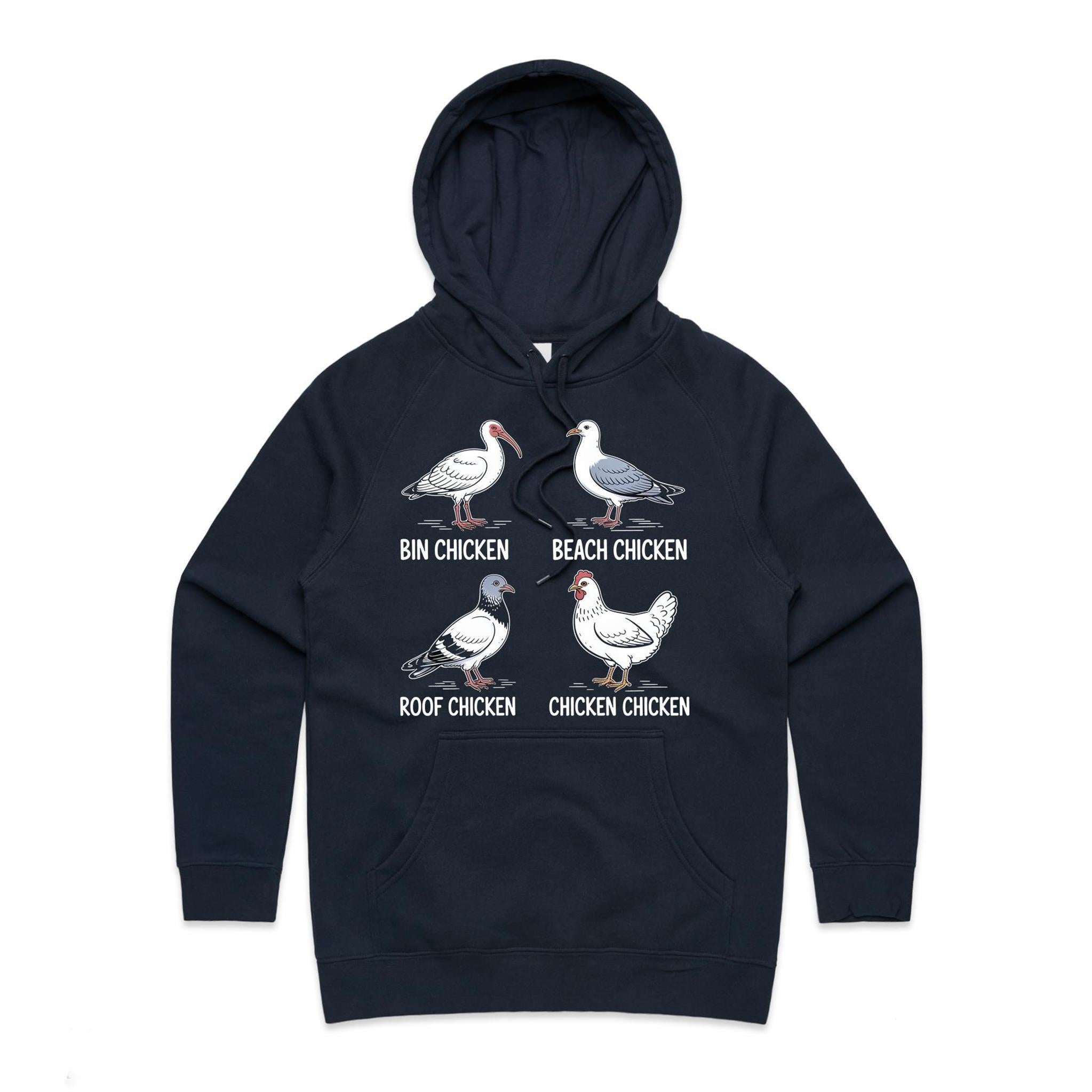 Bin Chicken Women's AS Colour Hoodie
