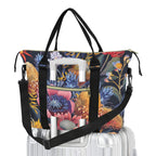 Aussie Floral Duffle Bag-Simple (Model 1715) One Size Duffle Bag-Simple (1715)