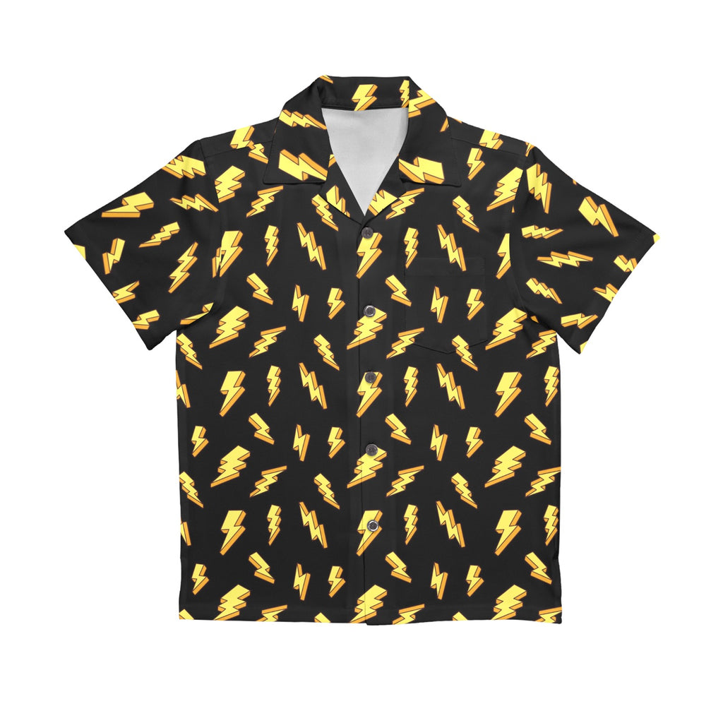 Lightning Bolts - Senior Kids Hawaiian Shirt