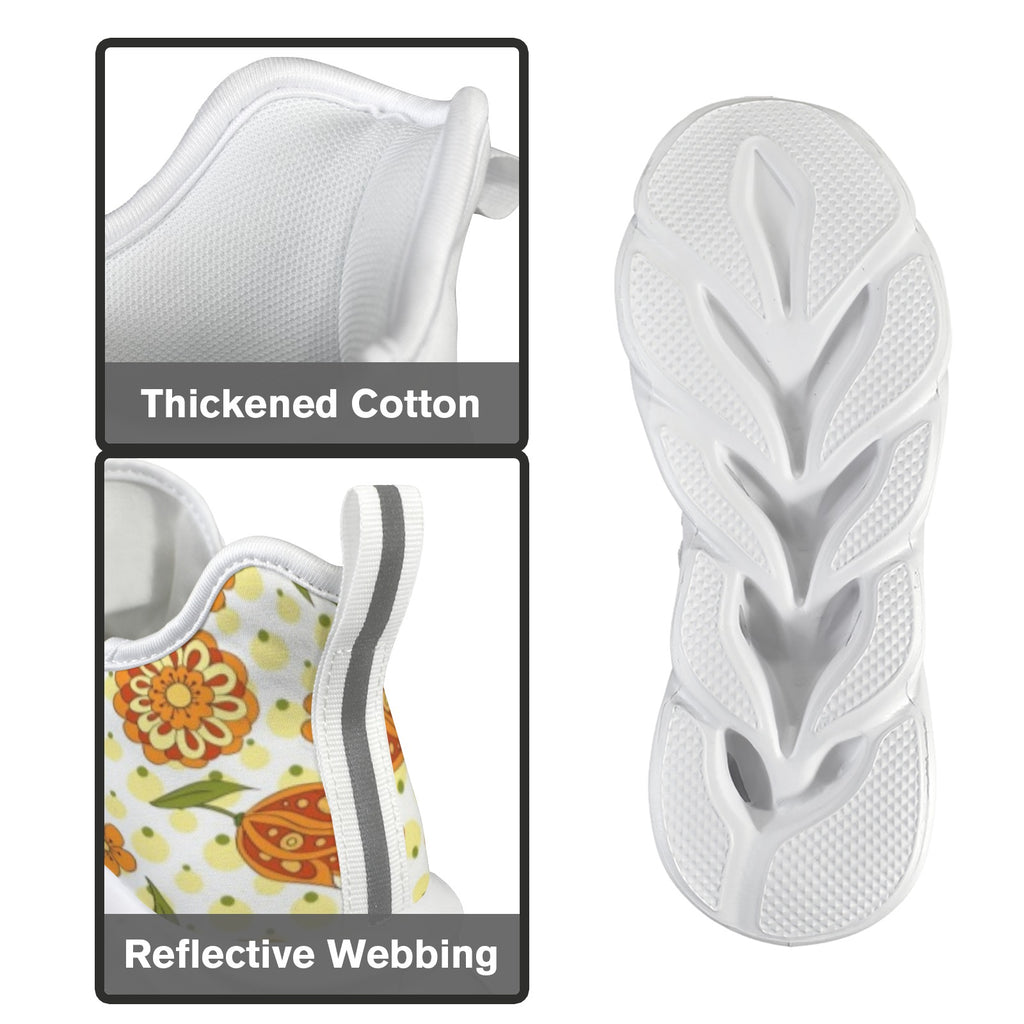 Graphic Floral Women's Twisted Sole Sneakers