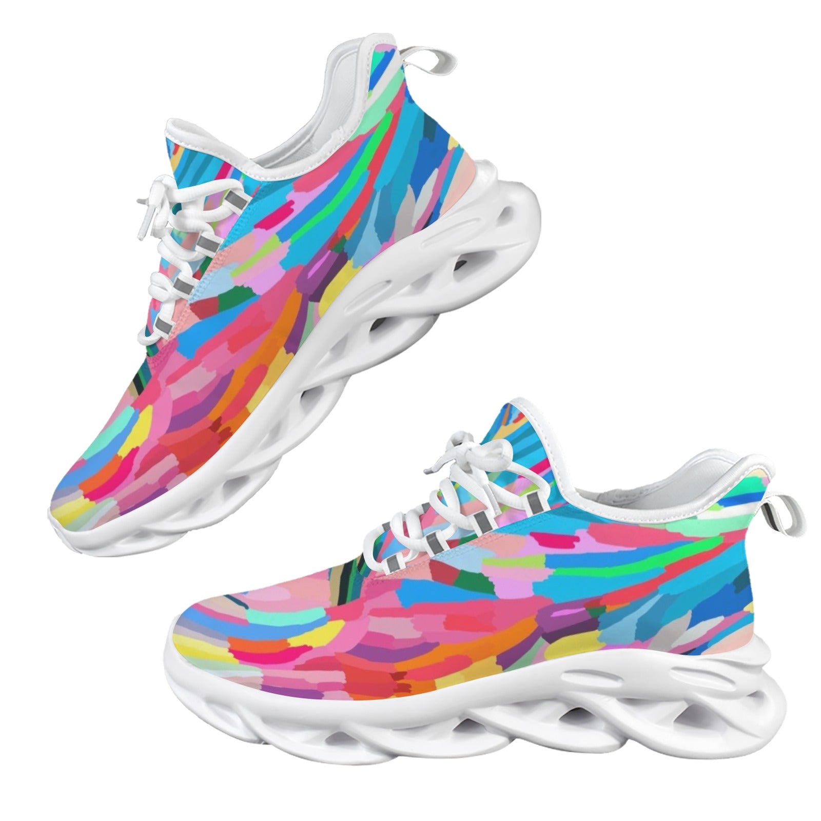 Brushstrokes Women's Twisted Sole Sneakers