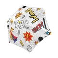 Super Dog Kids Safe Round Corner Umbrella One Size Kids Safe Round Corner Umbrella comic Printed Offshore
