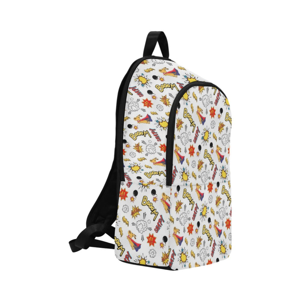 Super Dog - Fabric Backpack