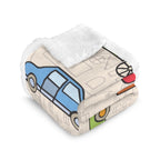Kids Cars - Double-Layer Fleece Blanket 51"x59"