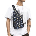 Chess Pattern Chest Bag One Size Cross Body Chest Bag Chess Games Printed Offshore