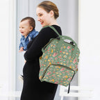 Groovy Retro Multi-Function Backpack, Nappy / Diaper Bag Multi-function Backpack, Nappy / Diaper Bag Printed Offshore Retro