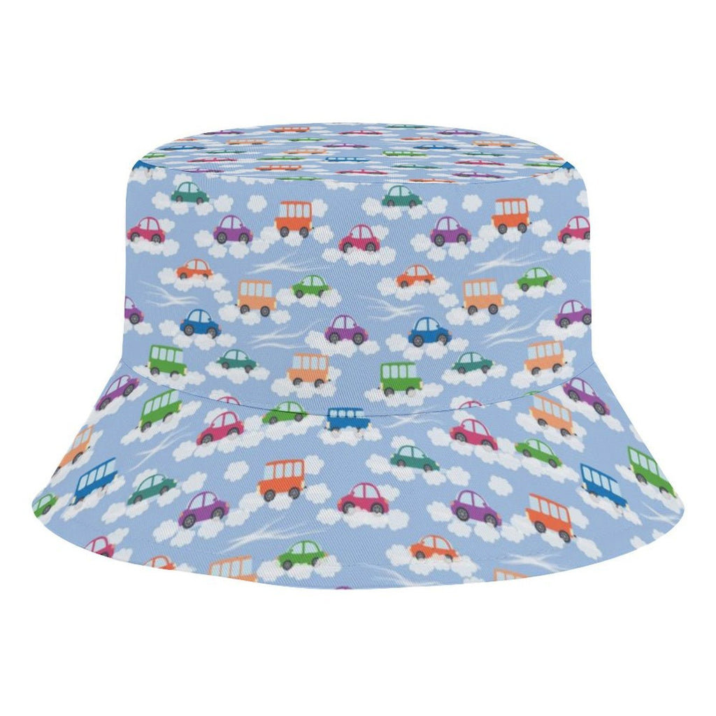 Colourful Cars Kids Bucket Hat black Kids Bucket Hat Printed Offshore