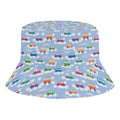 Colourful Cars Kids Bucket Hat black Kids Bucket Hat Printed Offshore