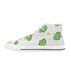 Dinosaur Fairy Women's High Top Canvas Shoes US12 Womens Classic High Top Shoes Printed Offshore