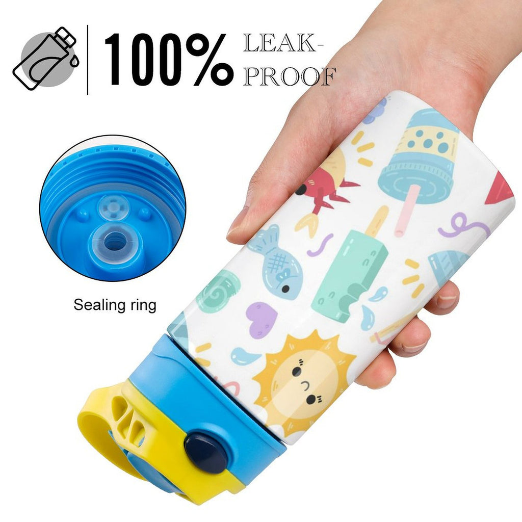 Summer Fun - Little Kids Water Bottle Little Kids Water Bottle Printed Offshore Summer