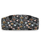 Eyes On Black Duffle Bag-Simple (Model 1715) Duffle Bag-Simple (1715)