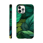 Tropical Leaves - Apple iPhone Tough case iPhone 12 Pro Max iPhone Tough Case Globally Fulfilled Plants