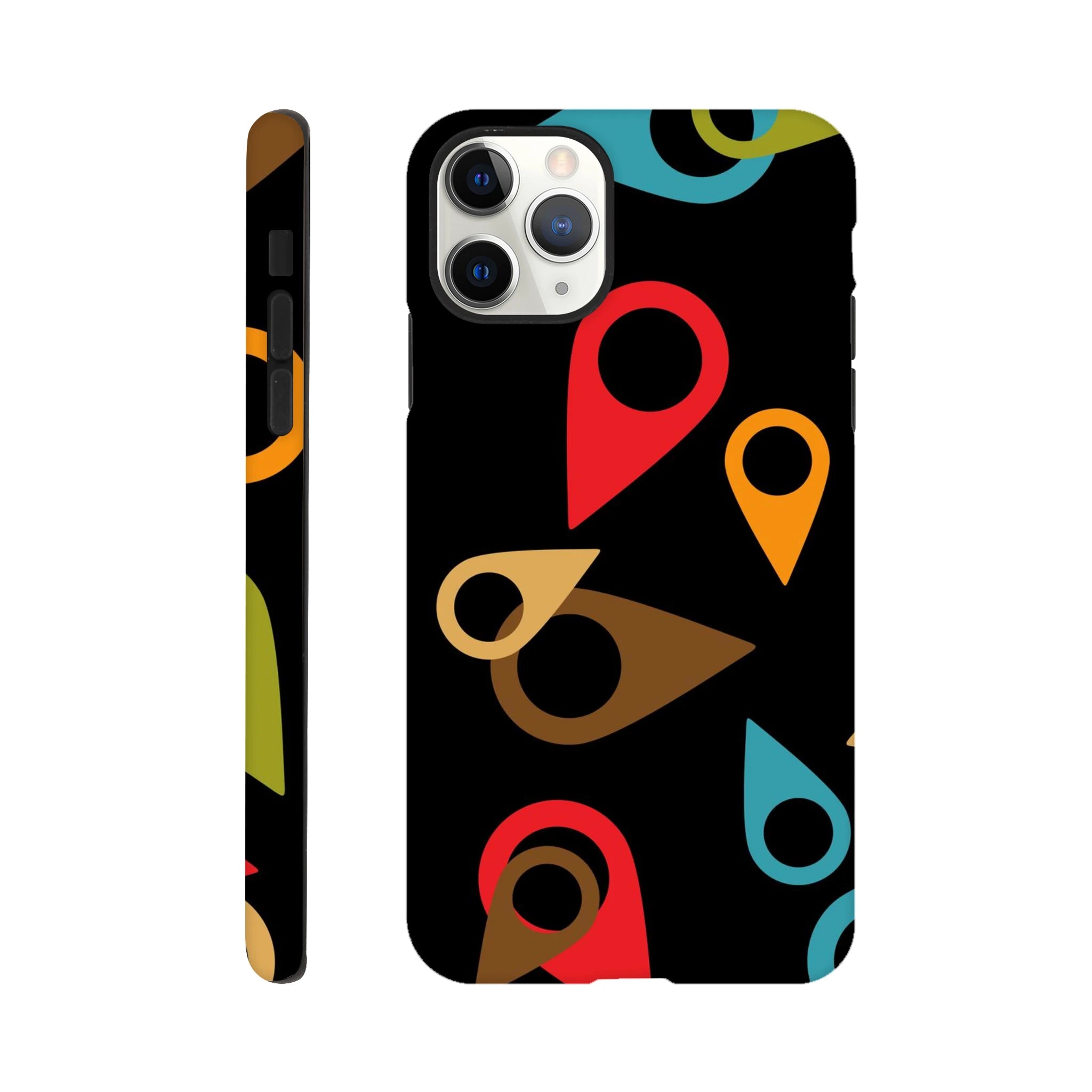 Where Am I, Location Pin - Apple iPhone Tough case iPhone Tough Case Globally Fulfilled