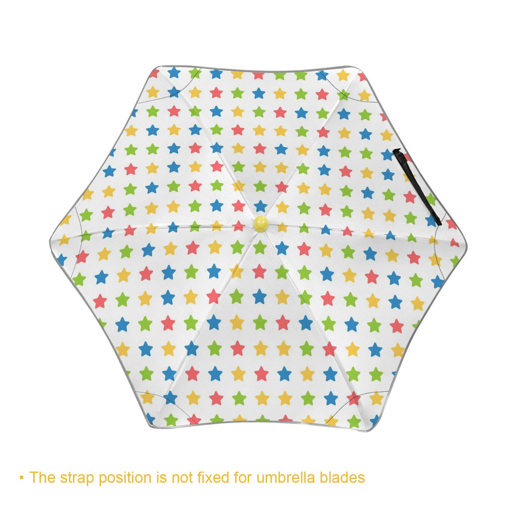 Stars Kids Safe Round Corner Umbrella Kids Safe Round Corner Umbrella Printed Offshore