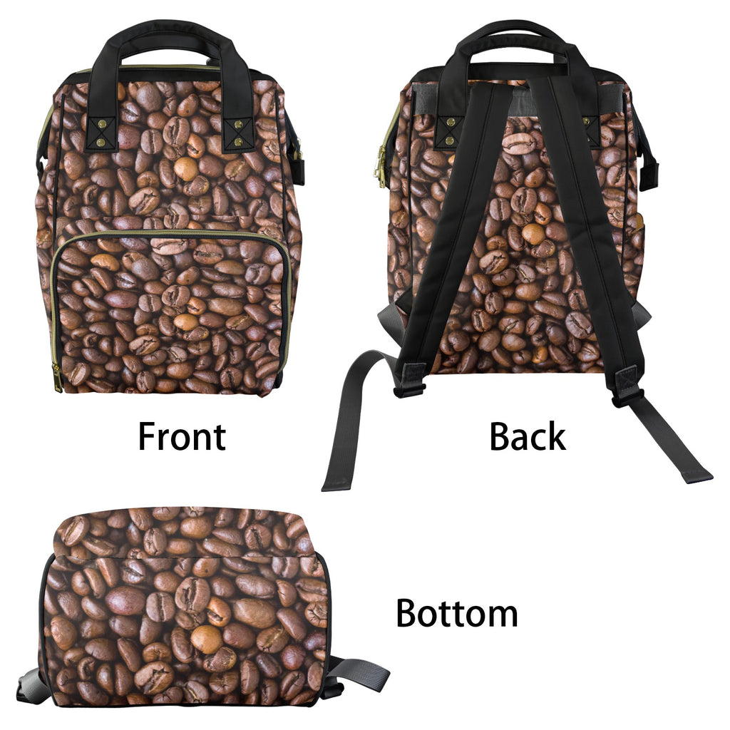 Coffee Beans - Multi-Function Backpack, Nappy / Diaper Bag