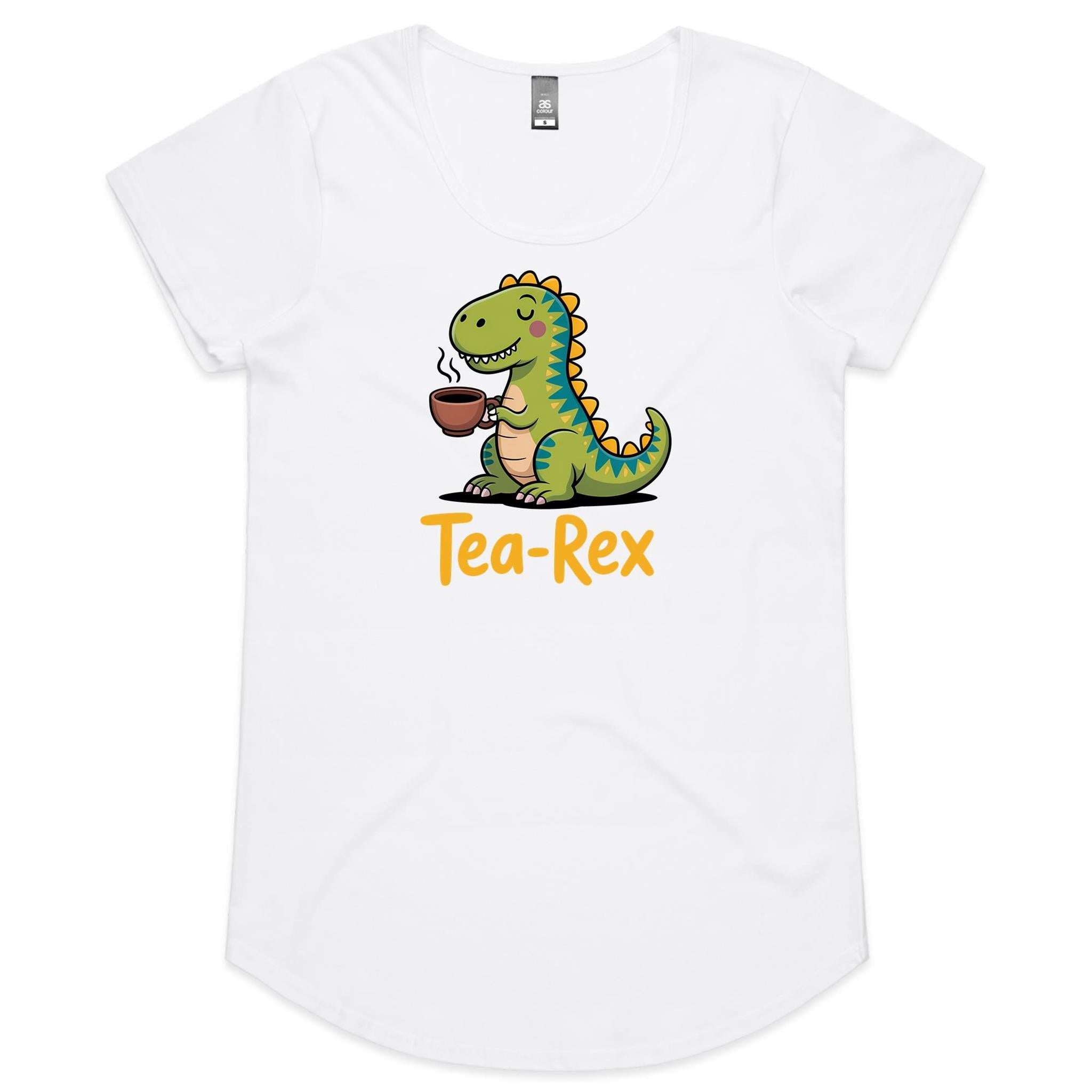 Tea-Rex - Womens Scoop Neck T-Shirt