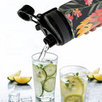 Australian Waratah Flower - Insulated Water Bottle with Dual-Use Lid (18oz) Insulated Water Bottle with Dual-Use Lid (18oz) Plants Printed Offshore