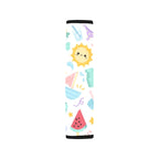 Summer Fun Car Seat Belt Cover 7''x10'' (Pack of 2) Car Seat Belt Cover 7x10 (Pack of 2) Printed Offshore Summer