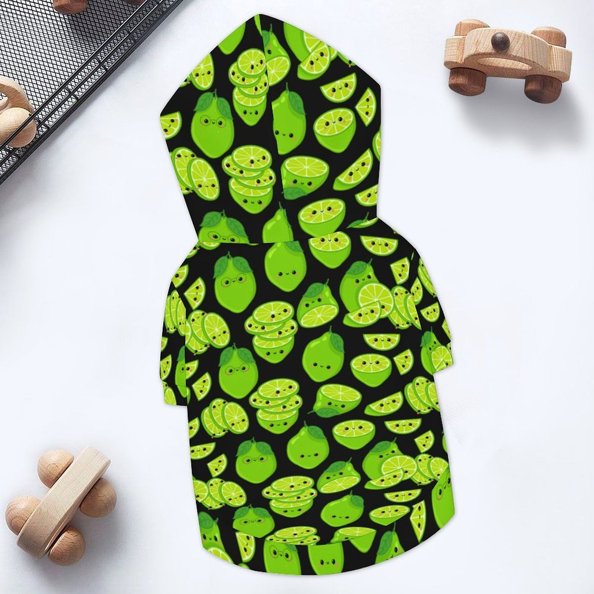 Cute Limes Pet Hoodie (Small Size)