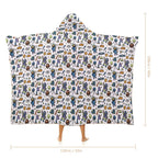 All About Space Kids Hooded Blanket 100cm x 130cm