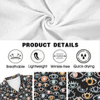 Eyes On Black Men's Crinkle Hawaiian Shirt