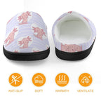 Axolotl Love Kids Cotton Slippers Kids Cotton Slippers animal Printed Offshore
