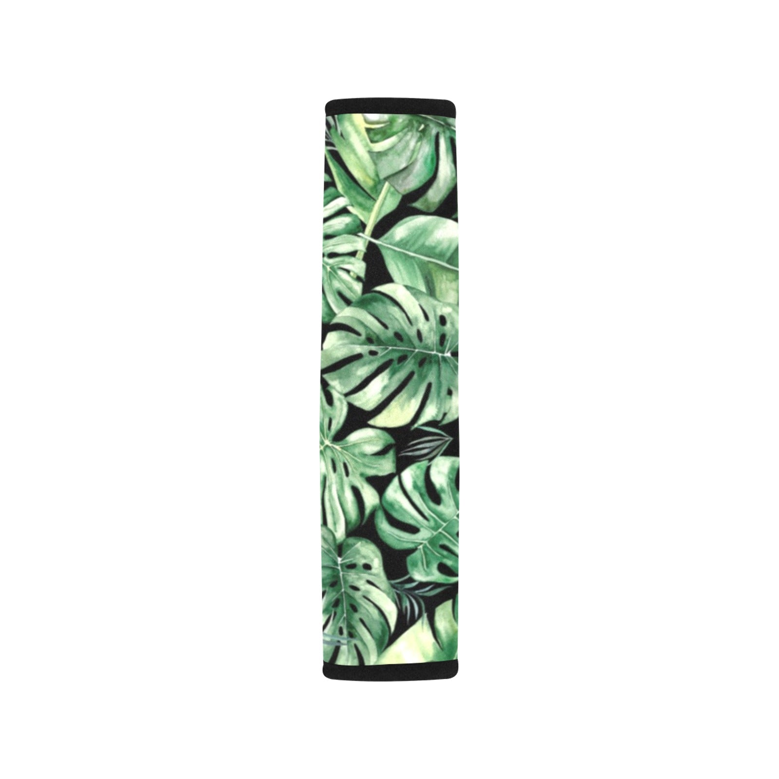 Jungle Leaves Car Seat Belt Cover 7''x10'' (Pack of 2) Car Seat Belt Cover 7x10 (Pack of 2) Plants Printed Offshore