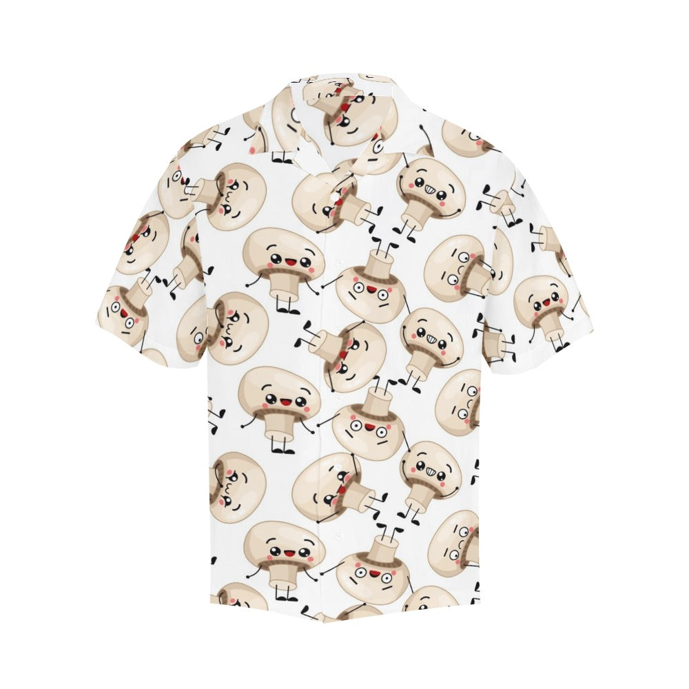 Cute Mushrooms - Mens Hawaiian Shirt