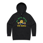 My Daily Moods - Womens Hoodie Black Womens Hoodie Printed In Australia
