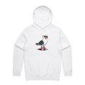 Seagull With Sunglasses And High Tops Men's AS Colour Hoodie