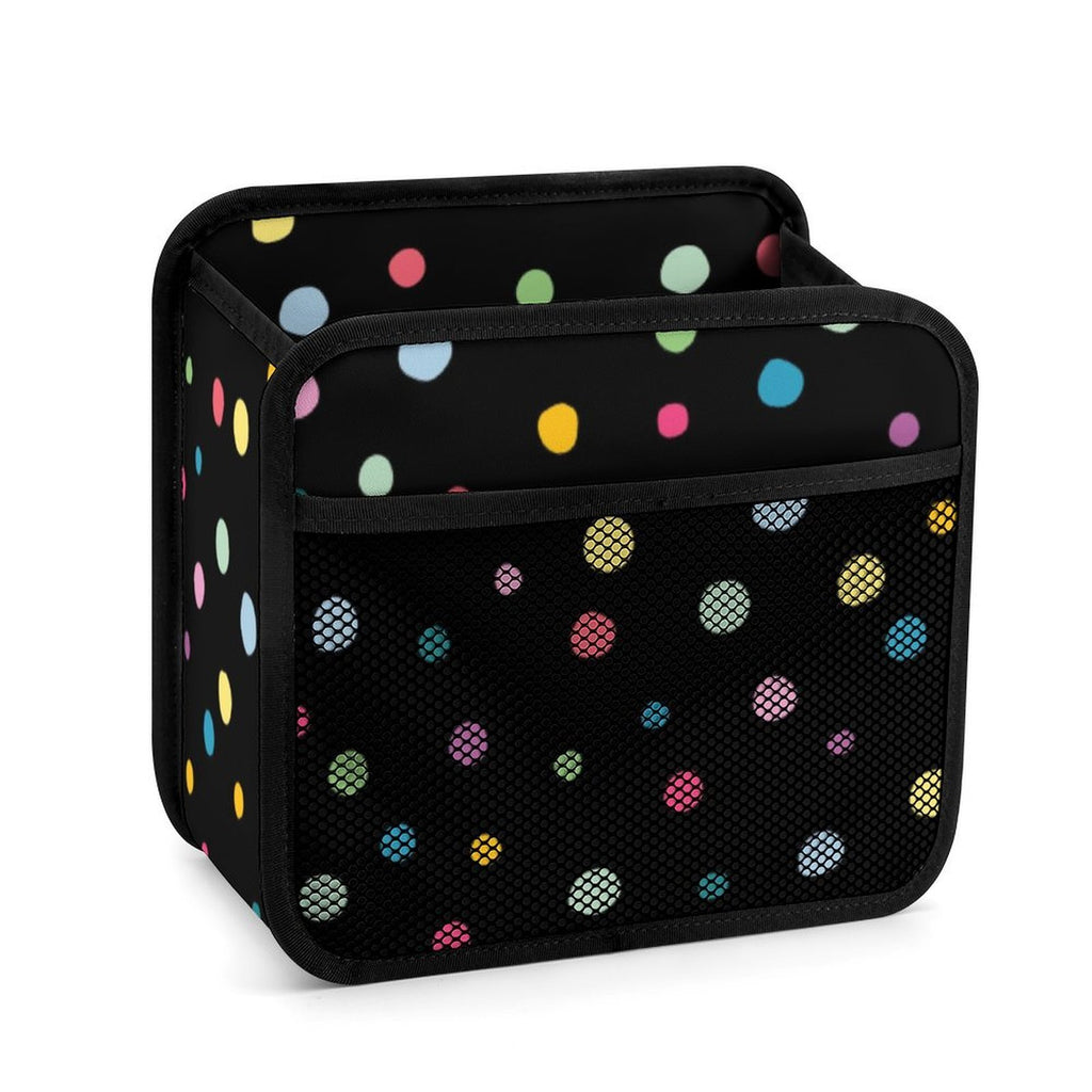 Polka Dots Car Seat Back Organiser white 24.3x23.2x12.7cm Car Seat Back Organiser Printed Offshore