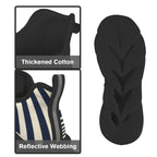Black Stripes Men's Twisted Sole Sneakers
