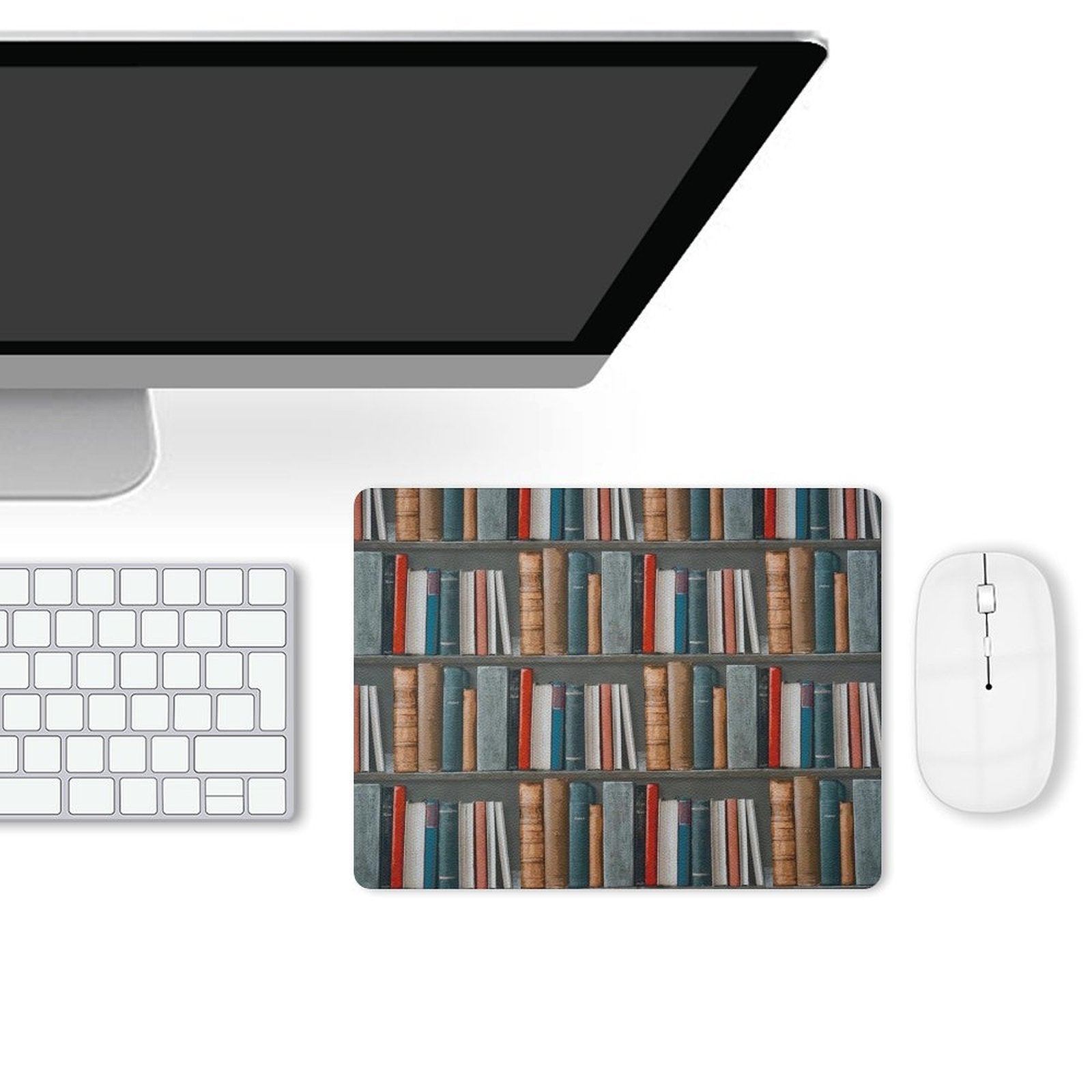 Books - Leather Mouse Pad Leather Mouse Pad Printed Offshore Reading