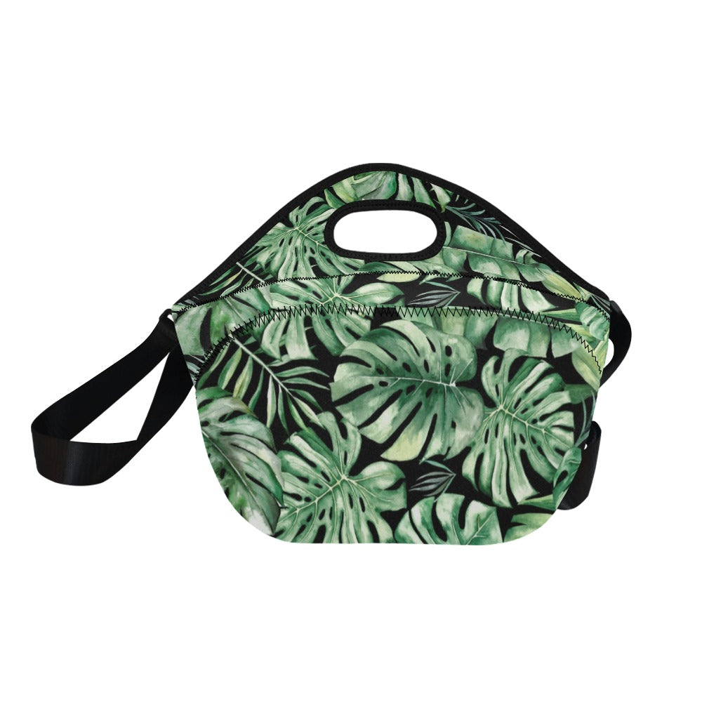Jungle Leaves - Neoprene Lunch Bag/Large (Model 1669) Neoprene Lunch Bag Plants Printed Offshore