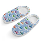 Colourful Cars Kids Cotton Slippers white Kids Cotton Slippers Printed Offshore