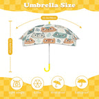 Cute Cat Faces Kids Safe Round Corner Umbrella Kids Safe Round Corner Umbrella animal Printed Offshore