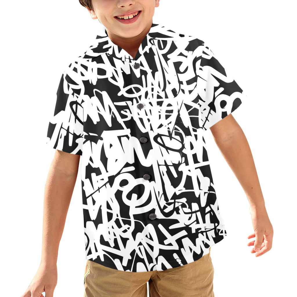 Graffiti - Junior Kids Hawaiian Shirt