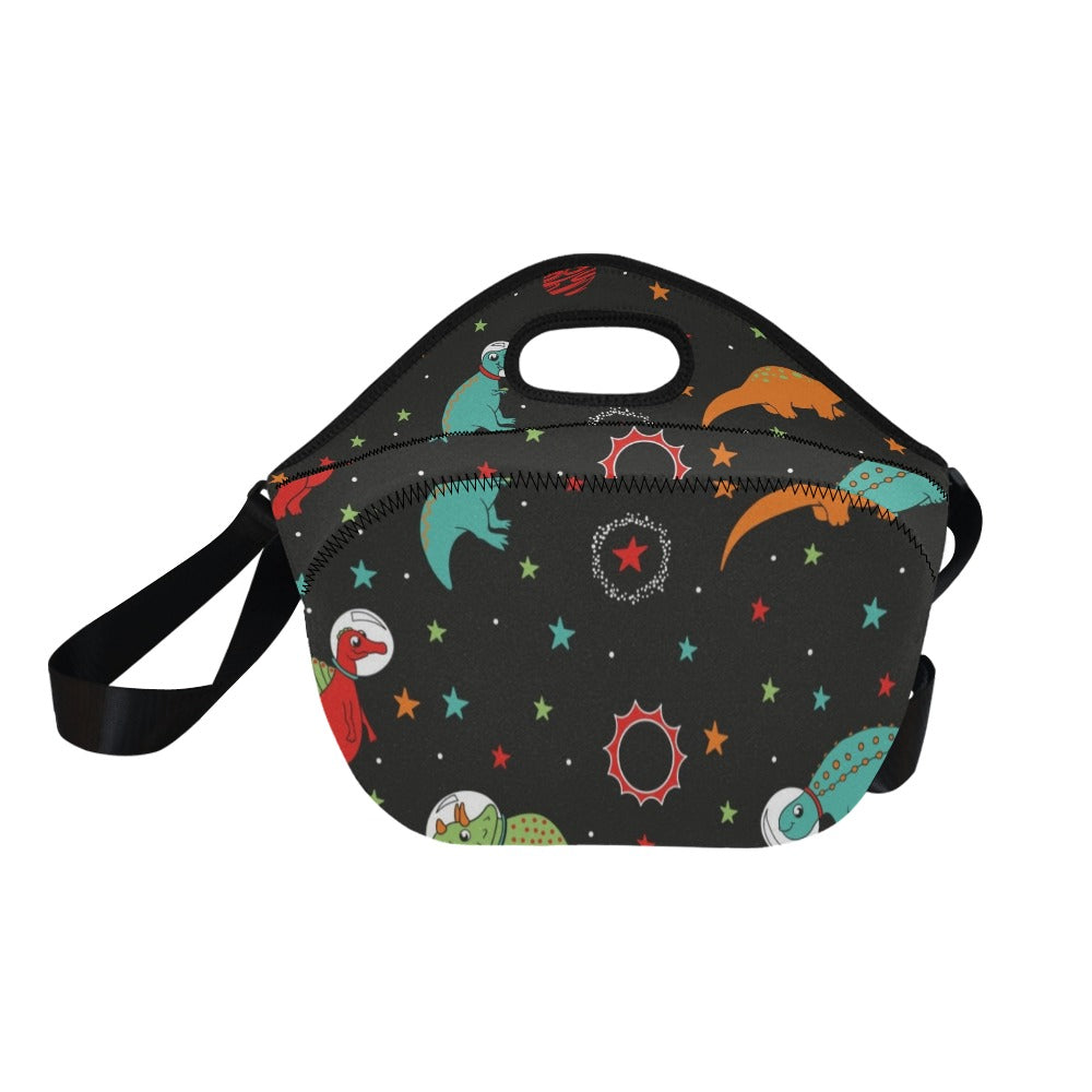 Astronaut Dinosaurs - Neoprene Lunch Bag Neoprene Lunch Bag Printed Offshore