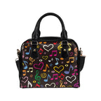 Music Notes - Shoulder Handbag (Model 1634) Shoulder Handbags (1634)