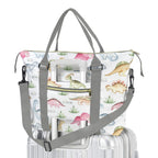 Dinosaur Garden Duffle Bag-Simple (Model 1715) One Size Duffle Bag-Simple (1715)