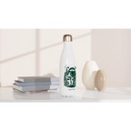 Personalised - Alien And Bigfoot Play Guitar - White 17oz Stainless Steel Water Bottle Personalised Water Bottle customise Music personalise Sci Fi