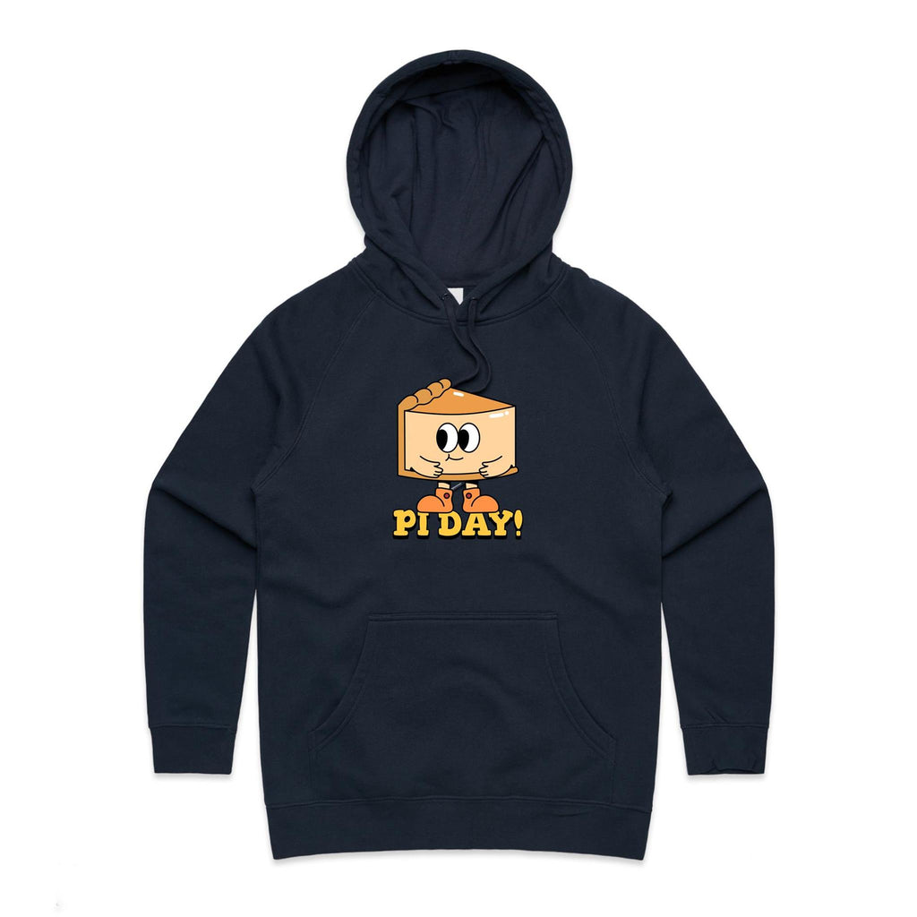 Pi Day - Womens Hoodie Navy Womens Hoodie Maths Printed In Australia