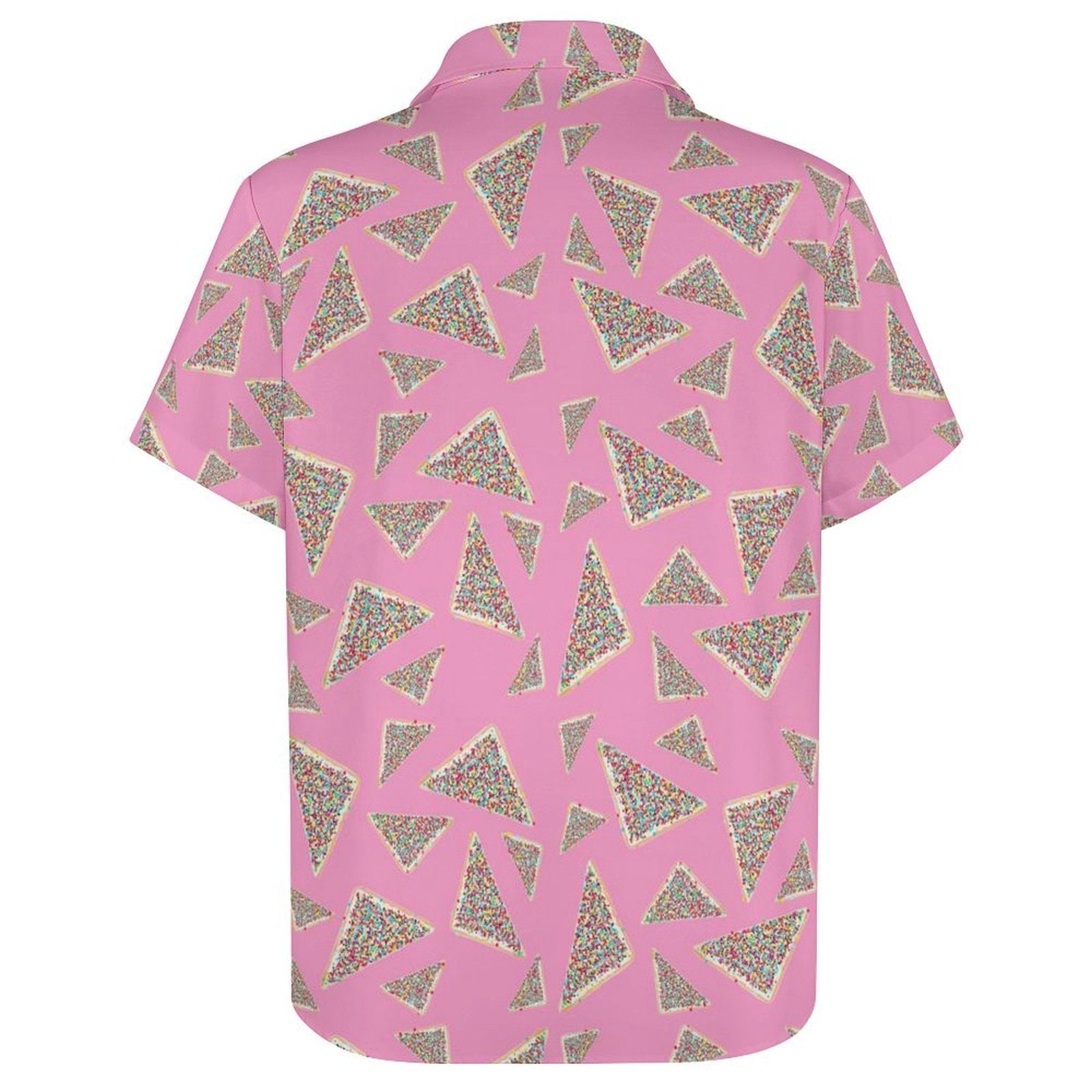 Fairy Bread Women's Short-Sleeve Button Up Shirt Women's Short-Sleeve Button Up Shirt Food Printed Offshore