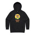 Take Your Time, Have A Coffee - Womens Hoodie Black Womens Hoodie Coffee Printed In Australia