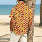 Cola Men's Crinkle Hawaiian Shirt