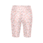 Pink Cats Women's Bike Shorts With Side Pockets