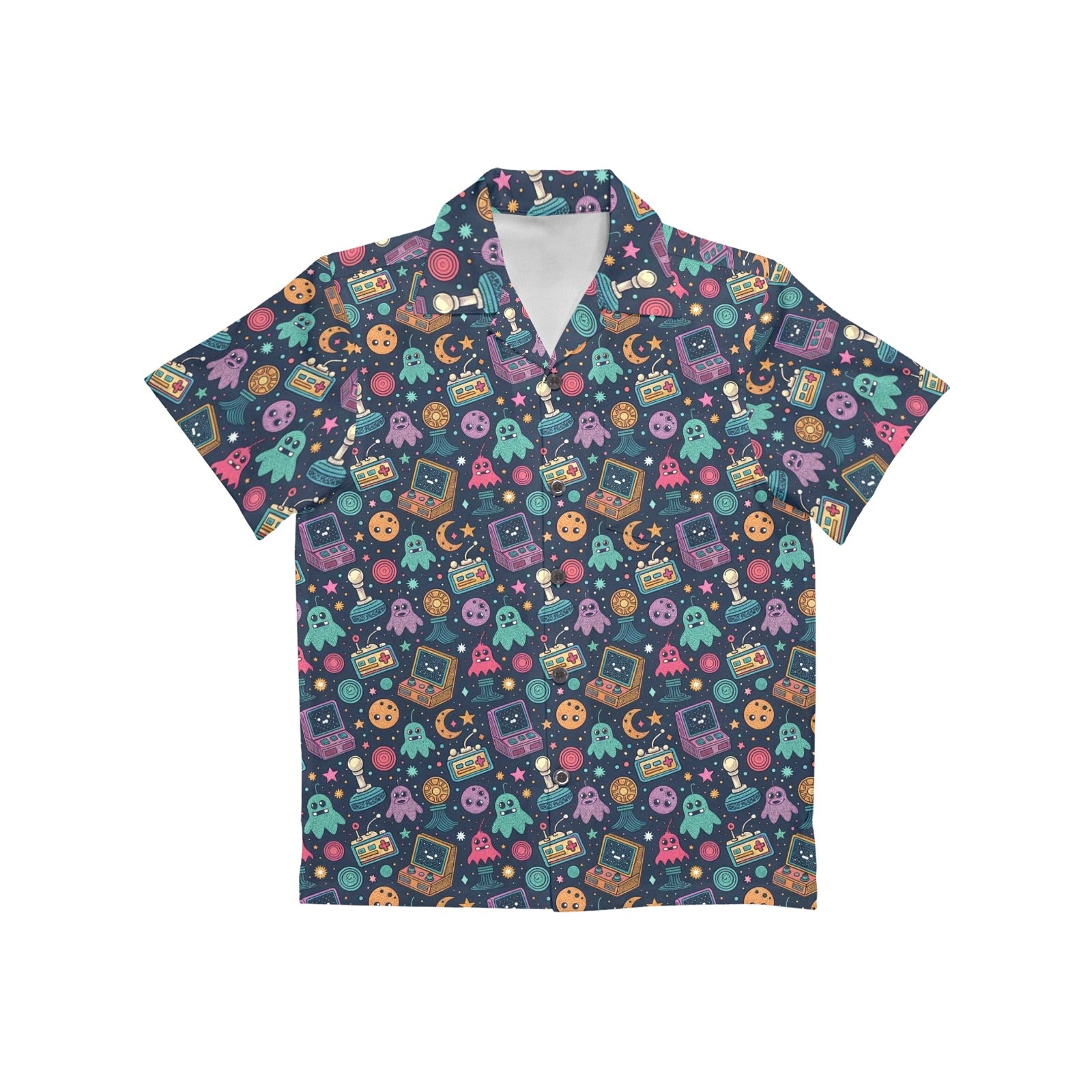 Space Arcade Junior Kids Hawaiian Shirt