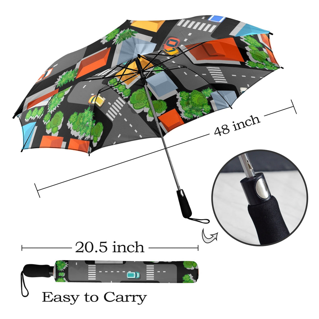 Road Map - Semi-Automatic Foldable Umbrella (Model U12) Semi-Automatic Foldable Umbrella (U12)